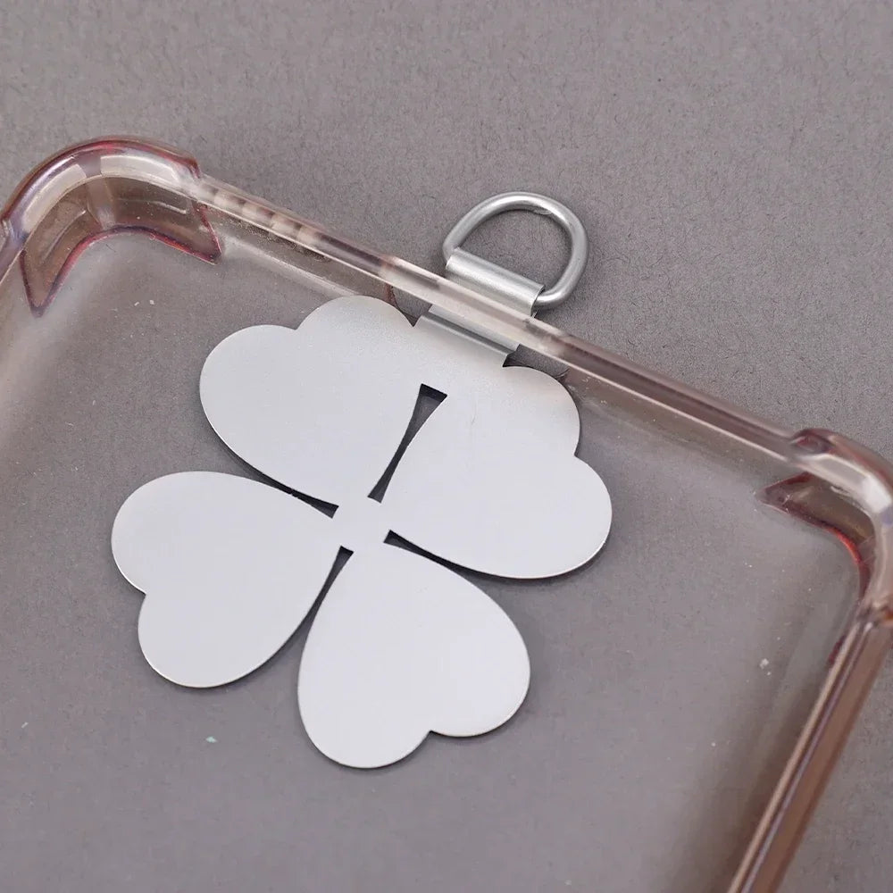 Parche de cordón de Metal ultrafino para teléfono móvil, cuerda colgante antipérdida Universal de acero inoxidable, Clip de lengüeta, accesorios para teléfonos