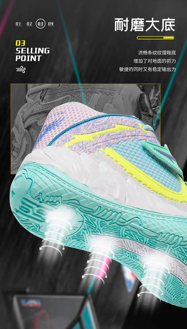 Zapatillas de baloncesto para hombre, transpirables, con amortiguación, antideslizantes, para correr, entrenamiento de gimnasia, zapatillas de baloncesto atléticas