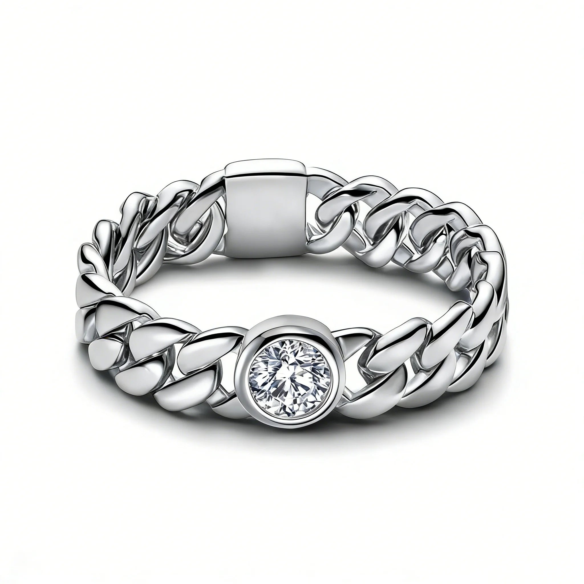 2024 nuevo anillo de plata 925 anillo de lazo brillante de circón anillo de boda de dedo Original S925 DIY regalo de joyería fina para mujer