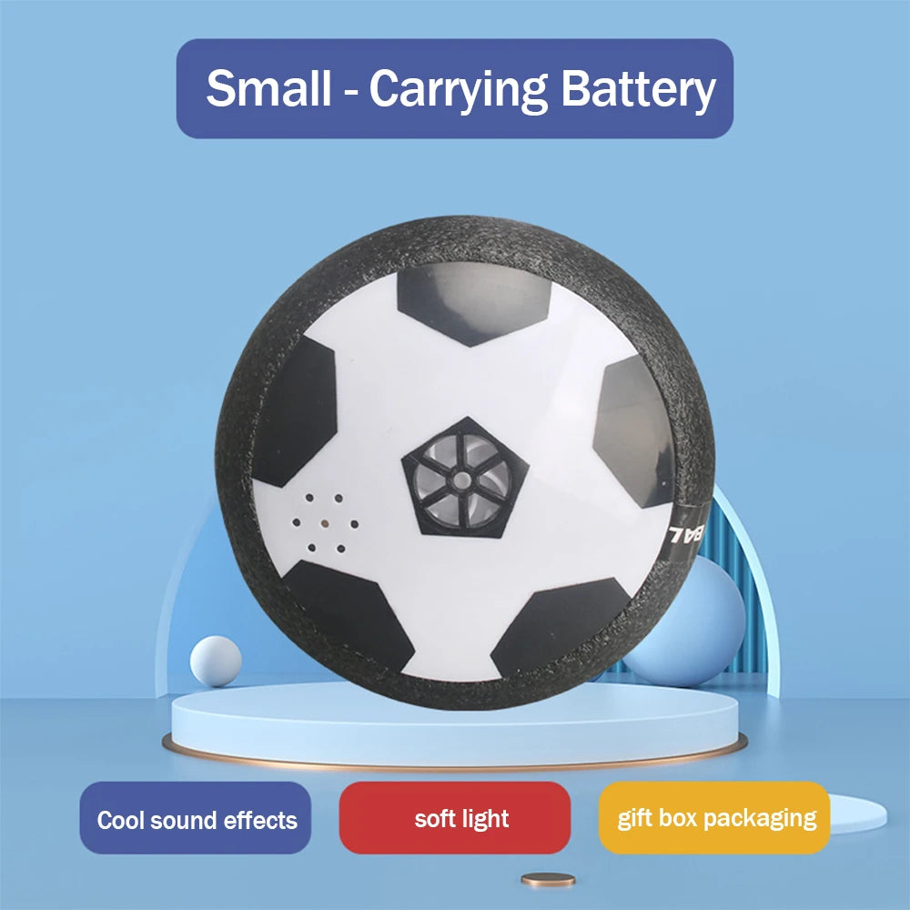 HOMEFISH 1 Pieza de Balón de Fútbol Eléctrico con Cojín de Aire, Tipo Batería, para Ejercicio en Interiores, para Padres e Hijos