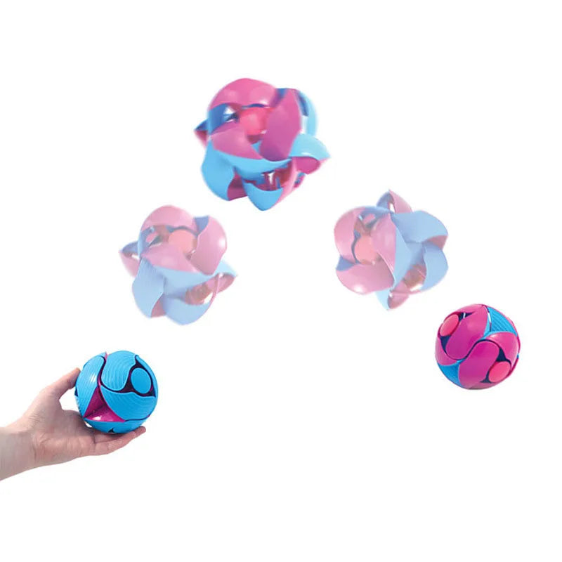 2 piezas de accesorios de plástico para reducir la presión para niños, pelota deformable de doble color, accesorios para reducir la presión entre padres e hijos