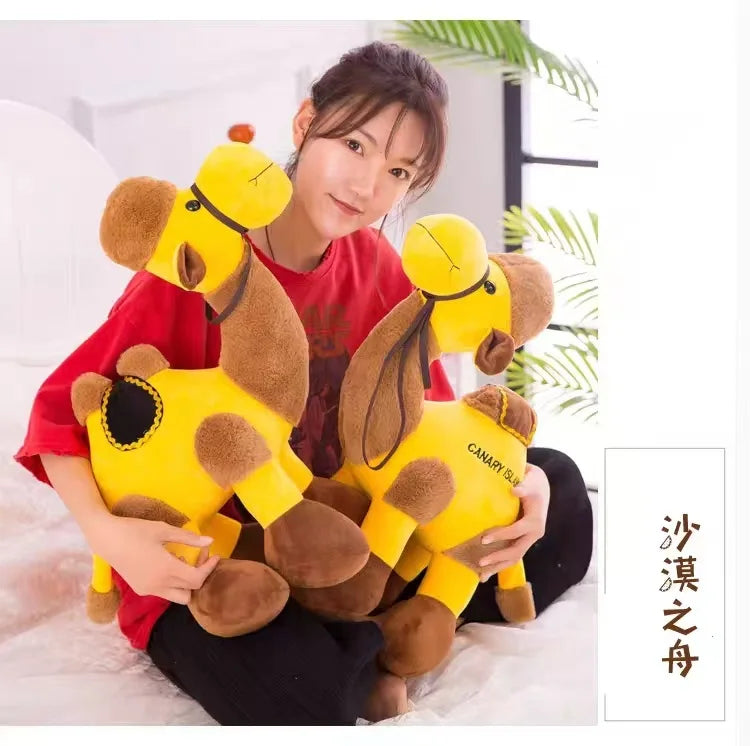 Juguete de Peluche de Camello de Simulación, Muñeco de Camello del Desierto, Almohada Creativa de Camello, Juguete para Niños, Regalo Kawayi