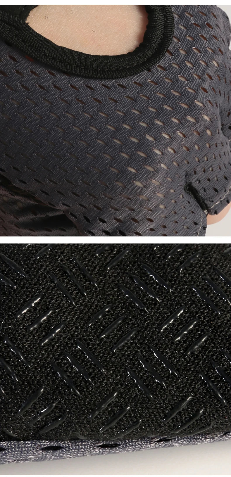Guantes de levantamiento de pesas Protección completa de la palma, guantes de entrenamiento para gimnasio, ciclismo, ejercicio, transpirables, súper livianos para hombres y