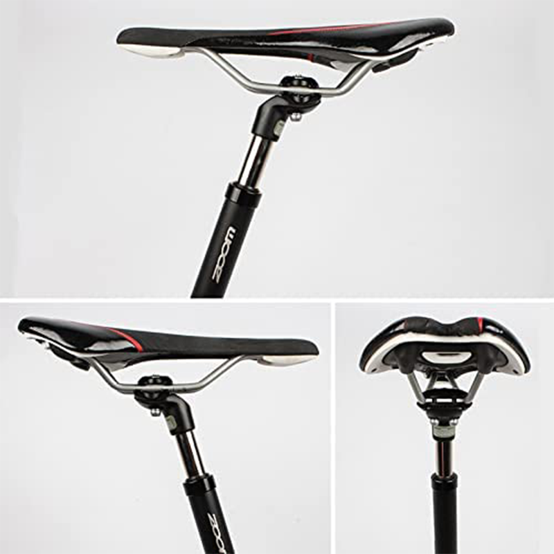 ZOOM-tija de sillín de suspensión para bicicleta de montaña, amortiguador, Alu, 27,2, 28,6, 30,1, 30,4, 30,9, 31,6, 33,9mm
