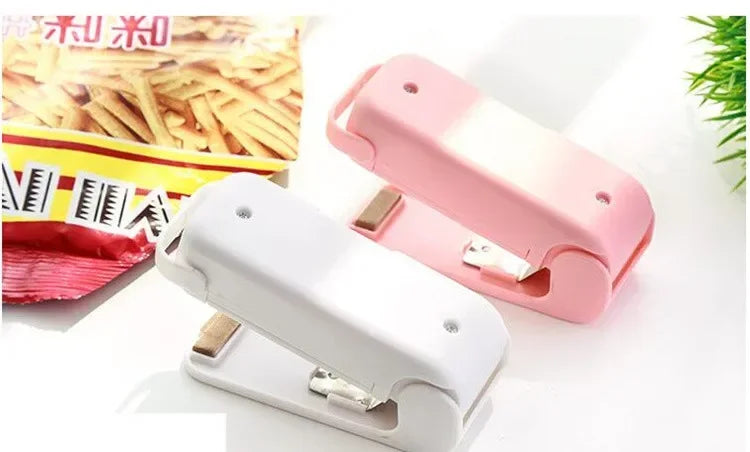 Mini Selladora de Bolsas Térmica, Selladora de Bolsas de Plástico para Alimentos, Selladora Portátil para Empaquetado de Alimentos