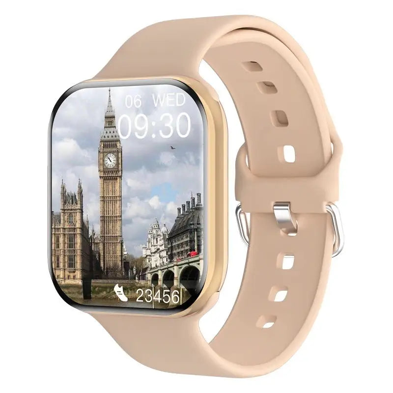 Nuevo reloj inteligente serie X para hombre y mujer, con monitor de presión arterial, llamadas por Bluetooth, NFC, monitorización del sueño, carga inalámbrica, reloj deportivo compatible con IOS y Android.