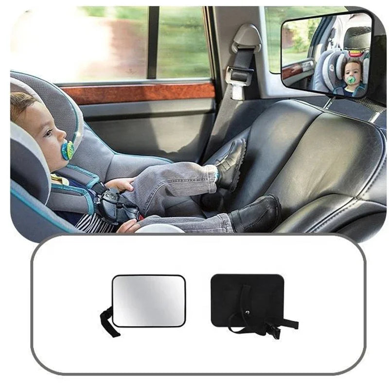Espejo de asiento de coche ajustable para observar bebés y niños, espejo de observación del asiento trasero de seguridad para niños, accesorio Interior del coche