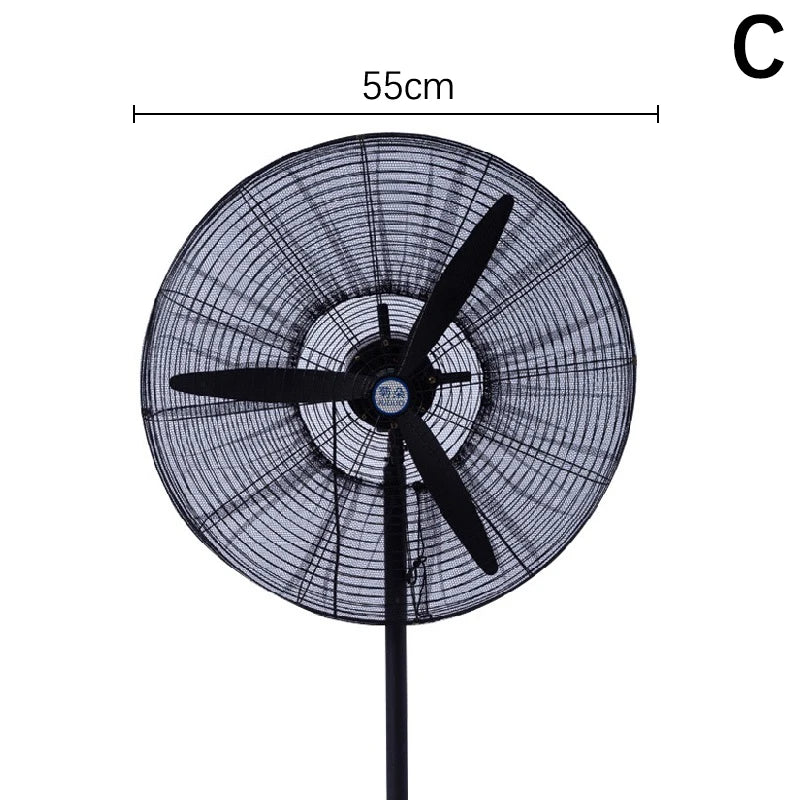 Cubiertas redondas de malla para ventilador eléctrico, Protector antipellizco de seguridad, cubierta Universal todo incluido para el hogar, cubierta a prueba de polvo moderna