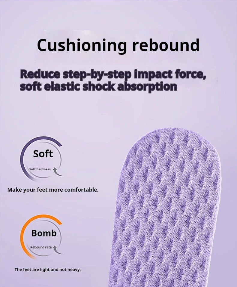 Plantillas deportivas de PU que absorben los golpes, plantilla fresca transpirable de verano, plantillas para zapatos para hombres y mujeres, 2 uds./4 Uds.