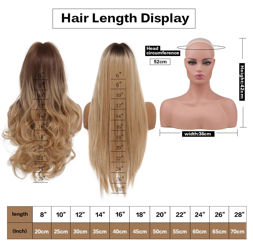Pelucas Allbell Magique de largo ondulado en capas, pelo marrón miel con flequillo lateral para mujeres, pelucas sintéticas naturales resistentes al calor para uso diario