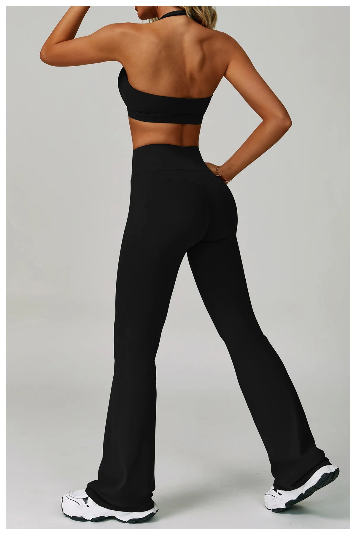 Conjuntos de 2 uds de chándal para mujer, ropa deportiva, conjuntos de Yoga, ropa deportiva, sujetador de entrenamiento, conjunto de mallas de cintura alta, ropa de gimnasio, trajes deportivos
