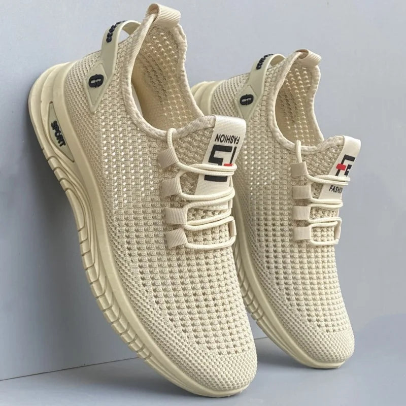 Zapatillas Deportivas Casuales Transpirables para Hombre, Primavera 2025, Nuevas con Superficie de Malla, Estilo Coco, para Deportes al Aire Libre, Ligeras y Cómodas