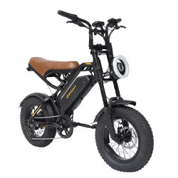 Bicicleta Eléctrica Todoterreno Bodywel M16 para Adultos, 1500w 48V 15.6ah, Bicicleta Eléctrica de Montaña con Neumáticos Gruesos de 16 Pulgadas para Entretenimiento al Aire Libre