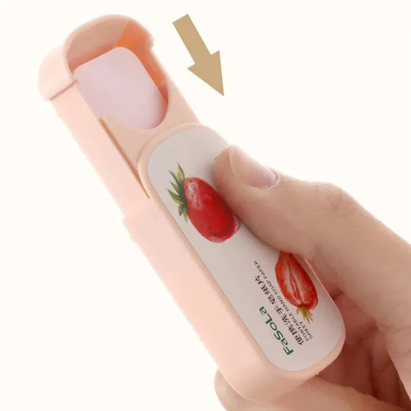 50-200 Piezas de Jabón de Papel Portátil Mini con Aroma a Fresa, Jabón de Manos Desechable, Jabón de Papel para el Cuidado de las Manos, Jabón de Limpieza, Artículos de Baño y Viaje