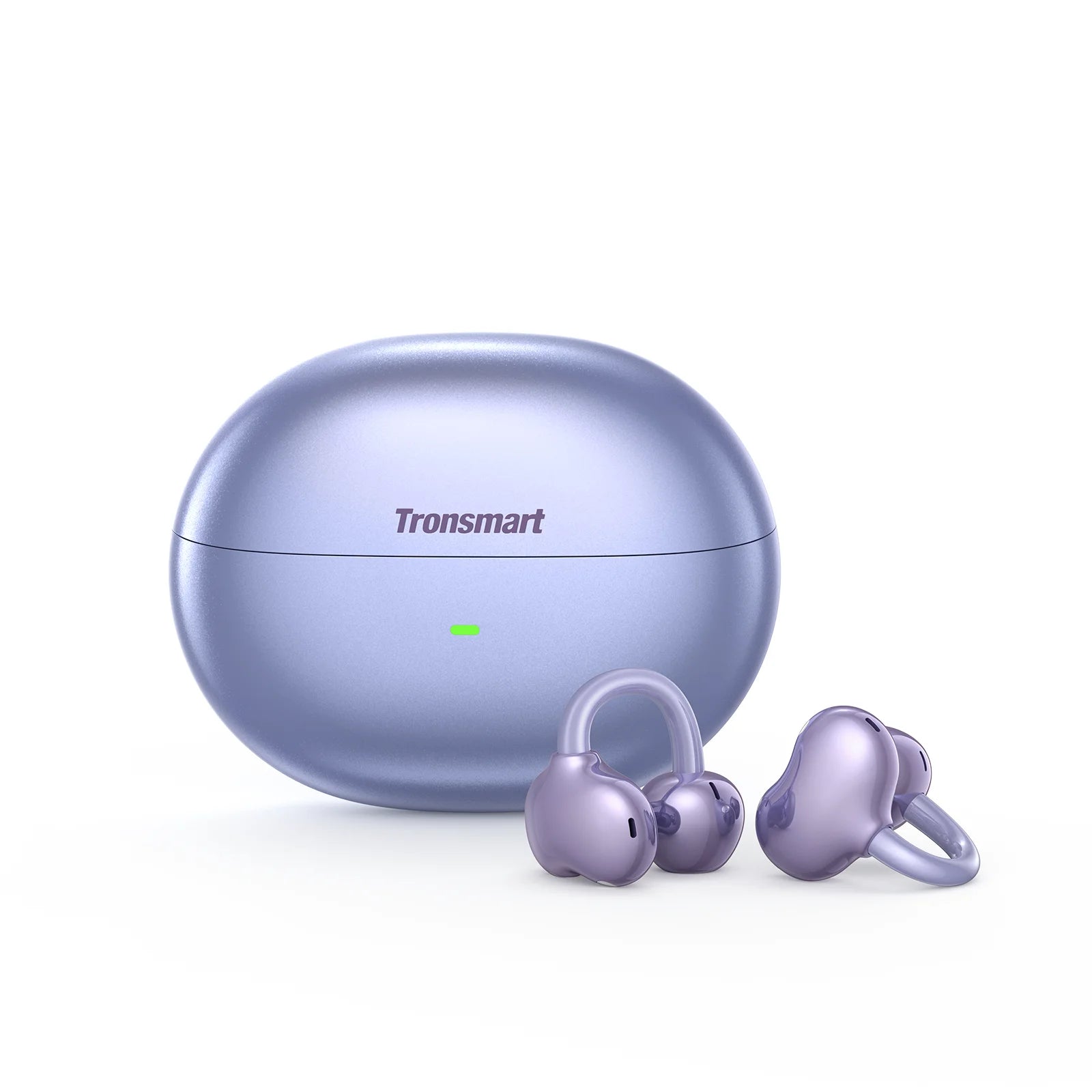 Tronsmart audífonos bluetooth OpenFly Clip con clip, Bluetooth 6.0, micrófono dual con IA, cancelación de ruido ambiental (ENC), ajuste flexible de titanio, 4,11 g, choice para correr