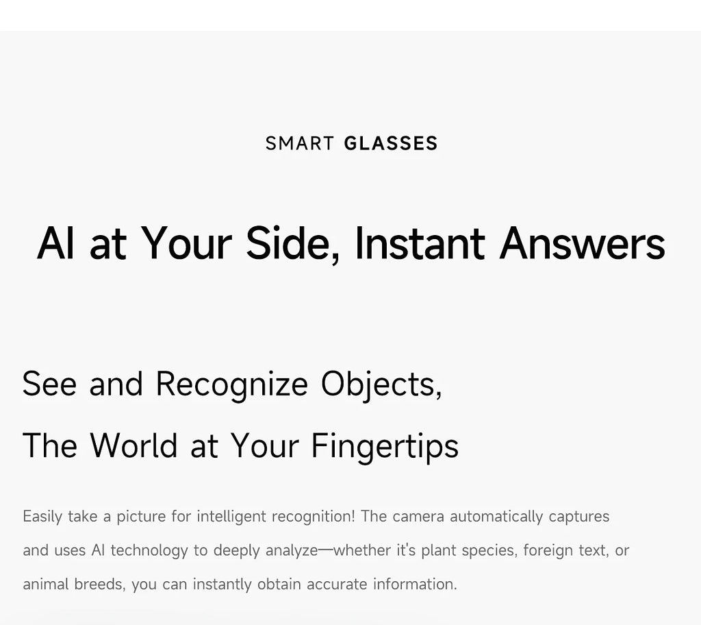 Gafas Inteligentes Lenovo 8K con IA, Traducción por IA, Llamadas Bluetooth, Reproductor de Música, Control de Cámara, Anti-luz Azul, Novedad 2026