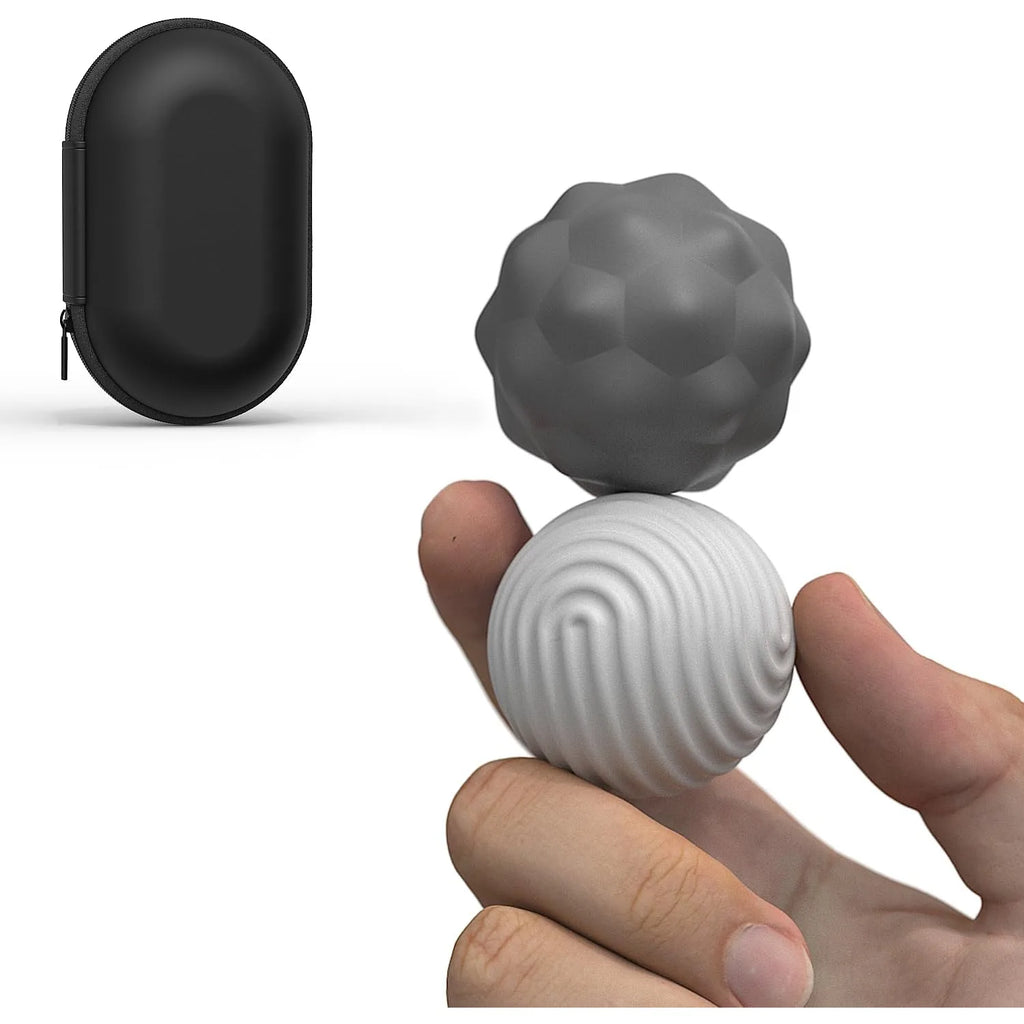 Bolas magnéticas de silicona para Fidget, bolas magnéticas de silicona extragrandes, 2 uds., 40,5mm, juguetes sensoriales para aliviar el estrés, autismo, TDAH, ansiedad