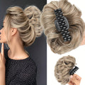 Extensiones de Cabello Sintético con Clip, Moño Despeinado, Postizo Rizado para Mujer, Uso Diario y Fiestas, Varios Colores Disponibles