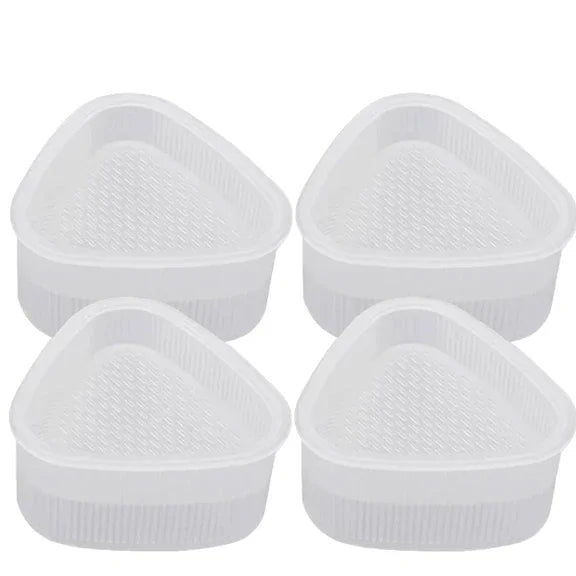 Moldes triangulares para bolas de arroz, prensa para hacer Sushi, molde triangular japonés Onigiri, bola de arroz, dispositivo Bento, accesorios de cocina, 4/1 Uds.
