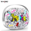 W-KING T8II Altavoces Bluetooth portátiles Boombox inalámbrico para exteriores, sonido de graves/cristales pesados, 2 subwoofers, carga rápida, BT5.4