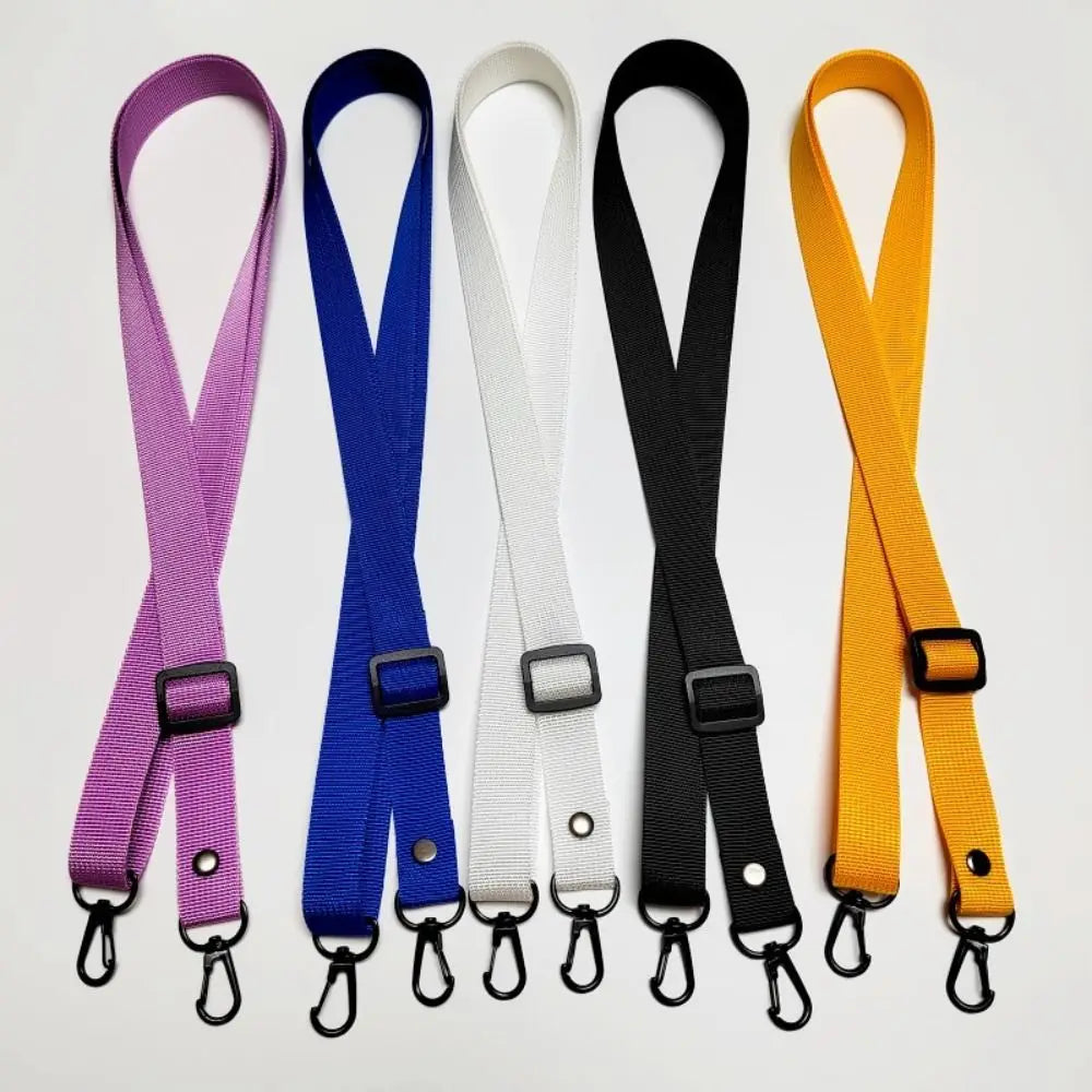Correa de hombro de repuesto, cinturón ajustable, cuerda colgante, cinturón de bolsa larga, Dacron, correa de cámara cruzada colorida delgada