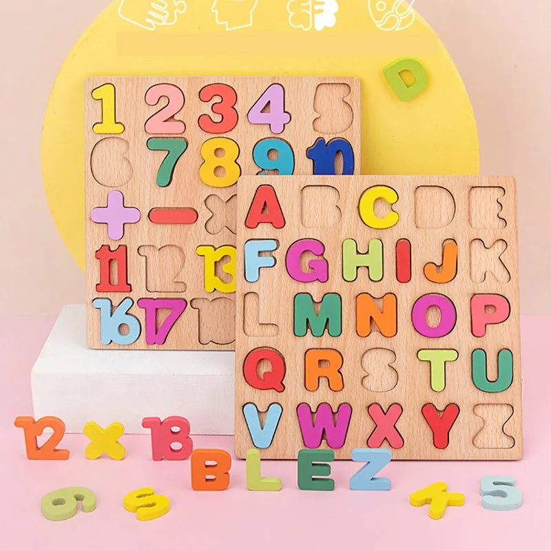 Rompecabezas Montessori para bebés juguetes de madera para niños de 1 2 y 3 años juegos educativos de aprendizaje para niños regalos de cumpleaños para niños