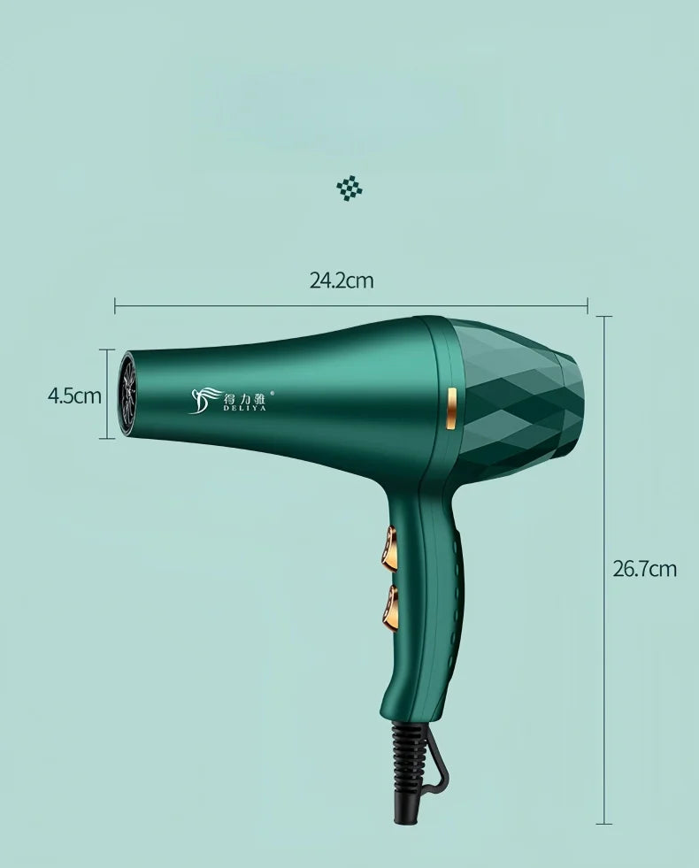 Nuevo secador de pelo de alta potencia con temperatura constante fría y caliente, secado rápido, para uso doméstico y profesional en salones de belleza.