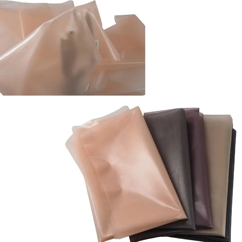 Lámina de tela de PU de 19*36 pulgadas para hacer extensiones de cabello con cinta adhesiva.