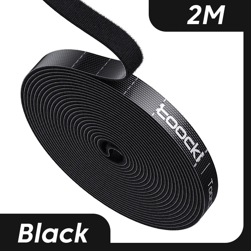 Toocki-organizador de cables, gestión de cables, Organizador en forma de lágrima, bridas enrolladoras, accesorios para teléfono, organizador de cables y Cables