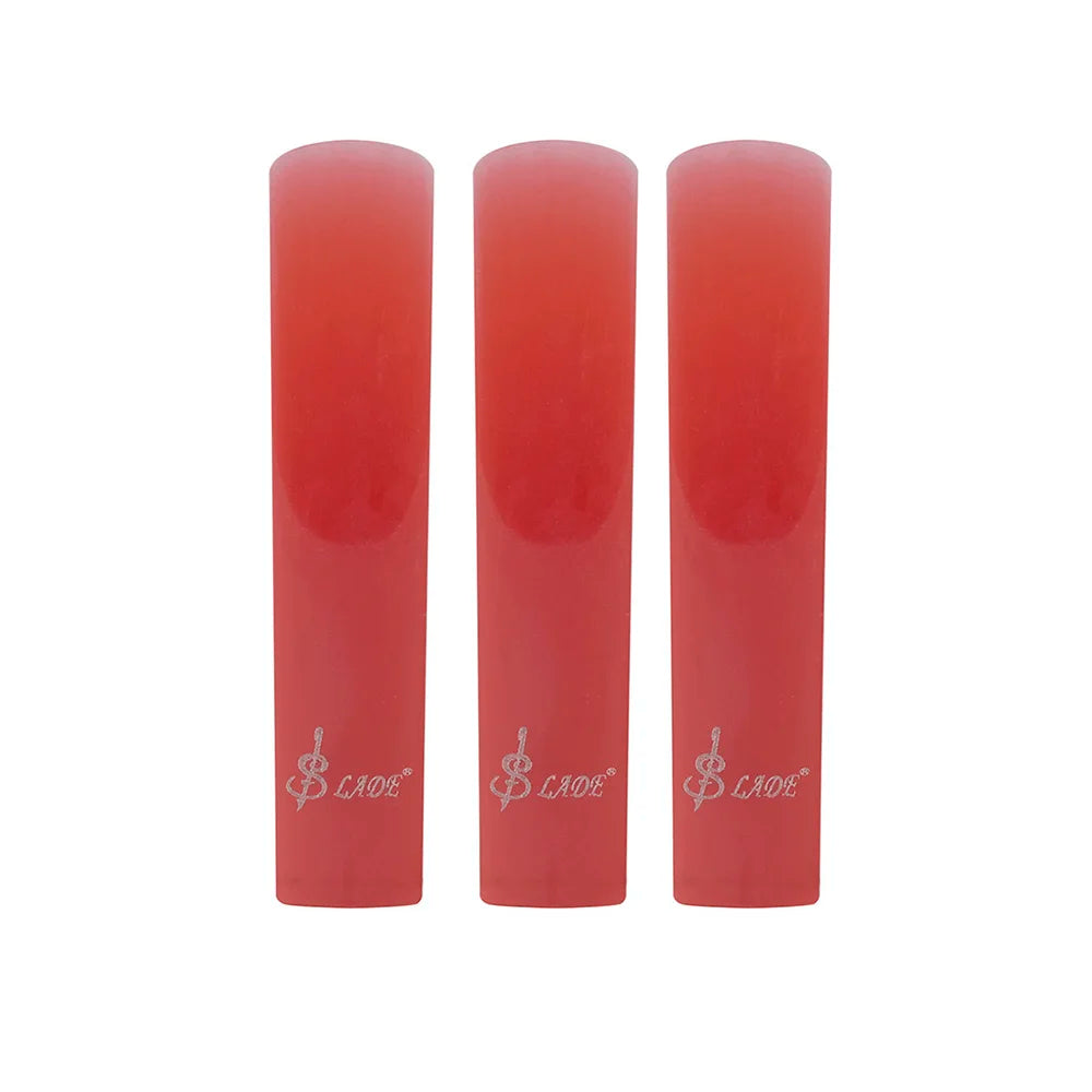 Paquete de 3 cañas de saxofón Soprano/Alto/ténor, cañas de resina para clarinete, accesorios de caña ecológicos, piezas de instrumentos de viento de madera