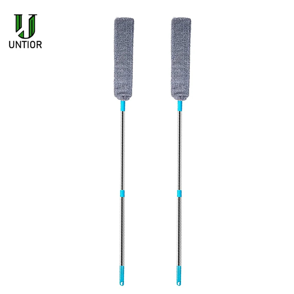 UNTIOR-fregona con mango largo, cepillo para polvo junto a la cama, plumero de limpieza desmontable, limpieza de huecos, sofá, muebles, limpiador de polvo, artículo para el hogar