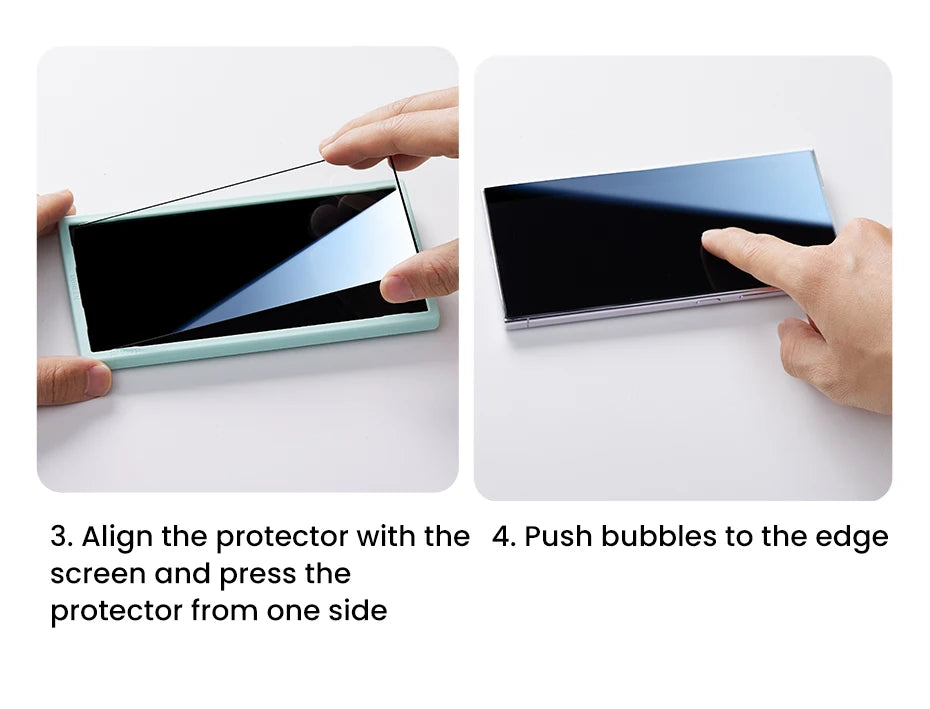 UGREEN para Samsung Galaxy S24 Ultra película protectora de pantalla de vidrio para Samsung S24 S25 Ultra película protectora HD protectores