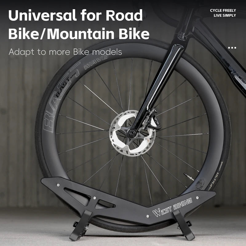 WEST BIKING-estante de estacionamiento para bicicleta, soporte Universal ajustable para bicicleta de montaña y carretera, soporte de estacionamiento para almacenamiento de bicicletas en interiores, accesorios para ciclismo