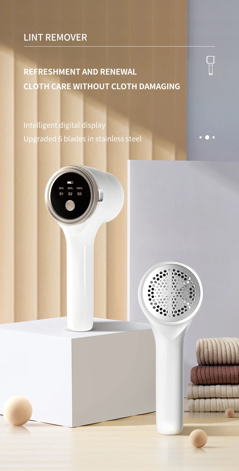 Eliminador de pelusas para ropa, eliminador de pelusas de pellets eléctrico, afeitadora de bolas de pelo de tela portátil recargable, elimina pelusa de ropa