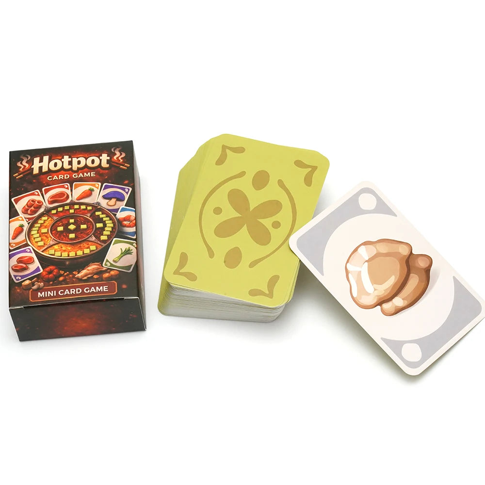 Juego de cartas estilo Hotpot de Palia, juego de colección para fiestas, juego de estrategia y emparejamiento, crea tres conjuntos de tres cartas, divertido.