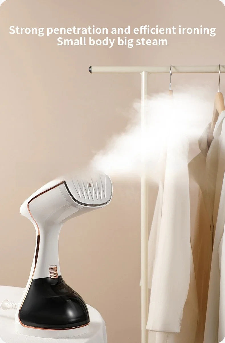 Plancha de vapor portátil para ropa, 1800W, ajuste de 3 niveles, plancha de vapor de calentamiento rápido, portátil, adecuada para uso doméstico y en viajes