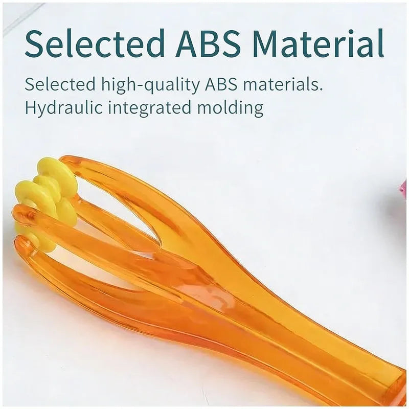 Rodillo de masaje para dedos, pinza para aliviar el dolor en las articulaciones, masajeador tipo rodillo, clip elástico para el cuidado de los dedos, relajación de meridianos, herramienta para relajar las manos