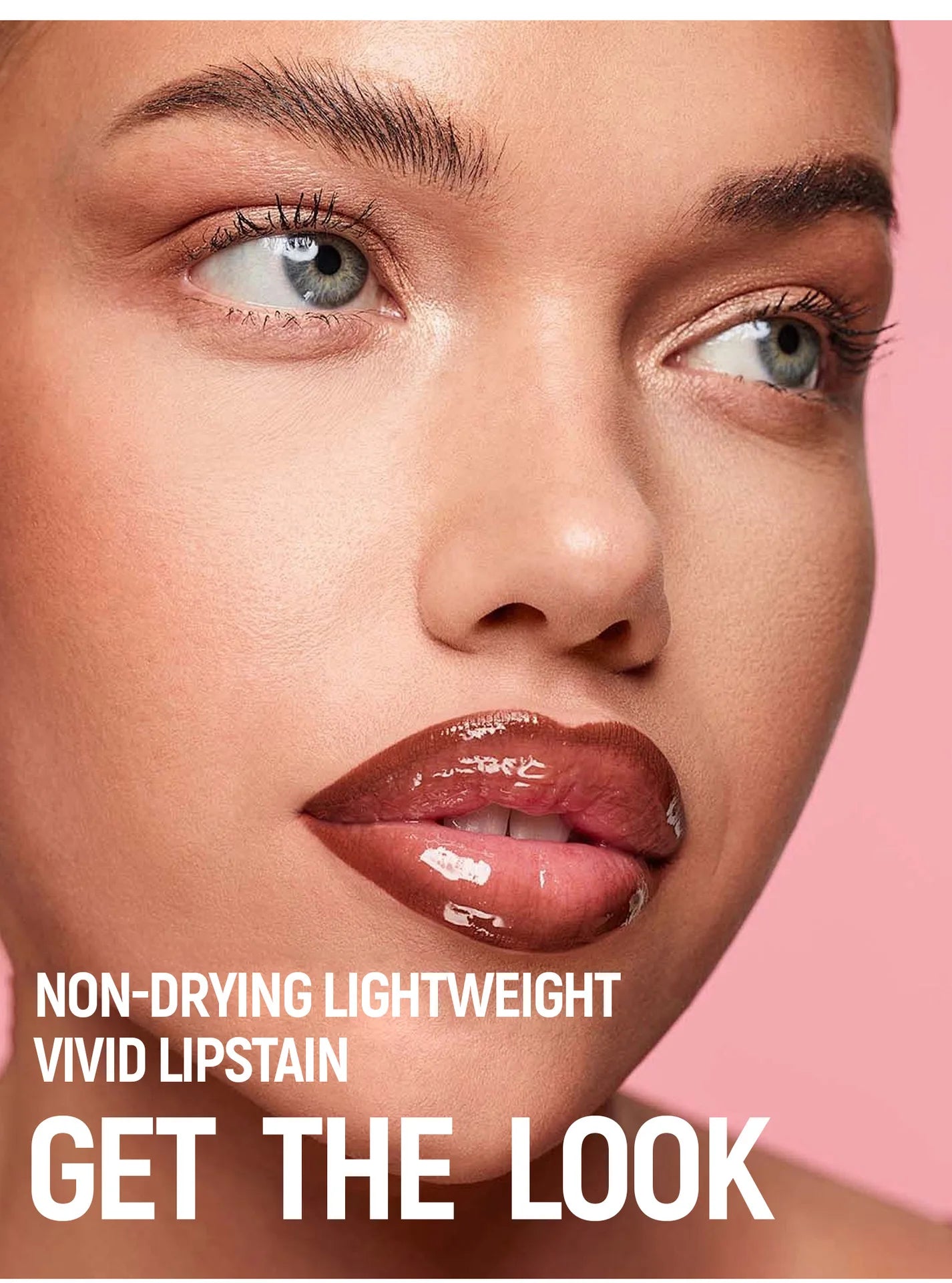 Delineador de labios cónico negro y marrón, lápiz de contorno, espejo de doble cabeza, brillo de labios de cristal, maquillaje de tinte de labios rojos sexis