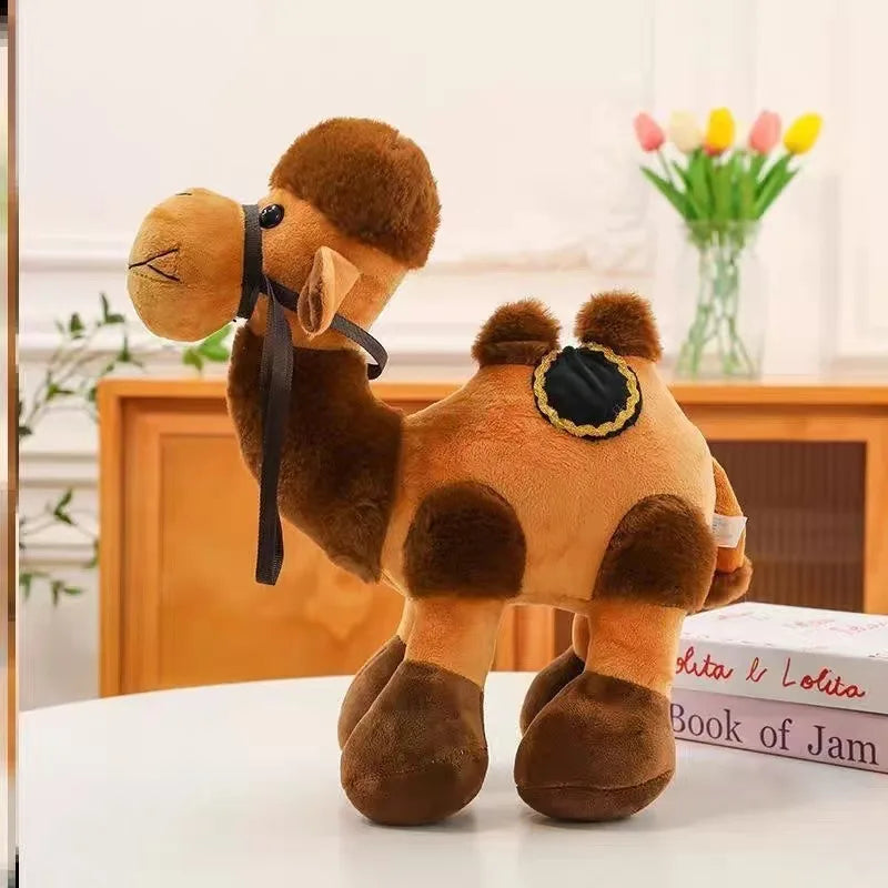 Juguete de Peluche de Camello de Simulación, Muñeco de Camello del Desierto, Almohada Creativa de Camello, Juguete para Niños, Regalo Kawayi