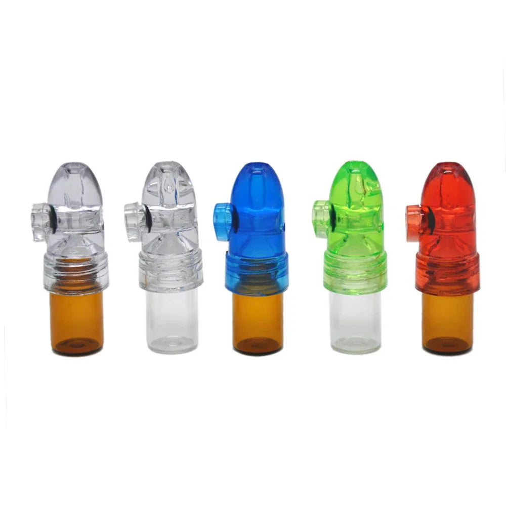 Dispensador de botellas de vidrio para especias, divertido, con tapas a prueba de fugas, tarro organizador de almacenamiento de 53/68/83mm, 2 uds.