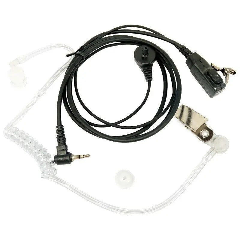 10 Uds 2,5mm Walkie Talkie auriculares 1 Pin micrófono tubo acústico auricular Compatible con Motorola TLKR-T60 T61 T62 T80 T81 T82 T-92