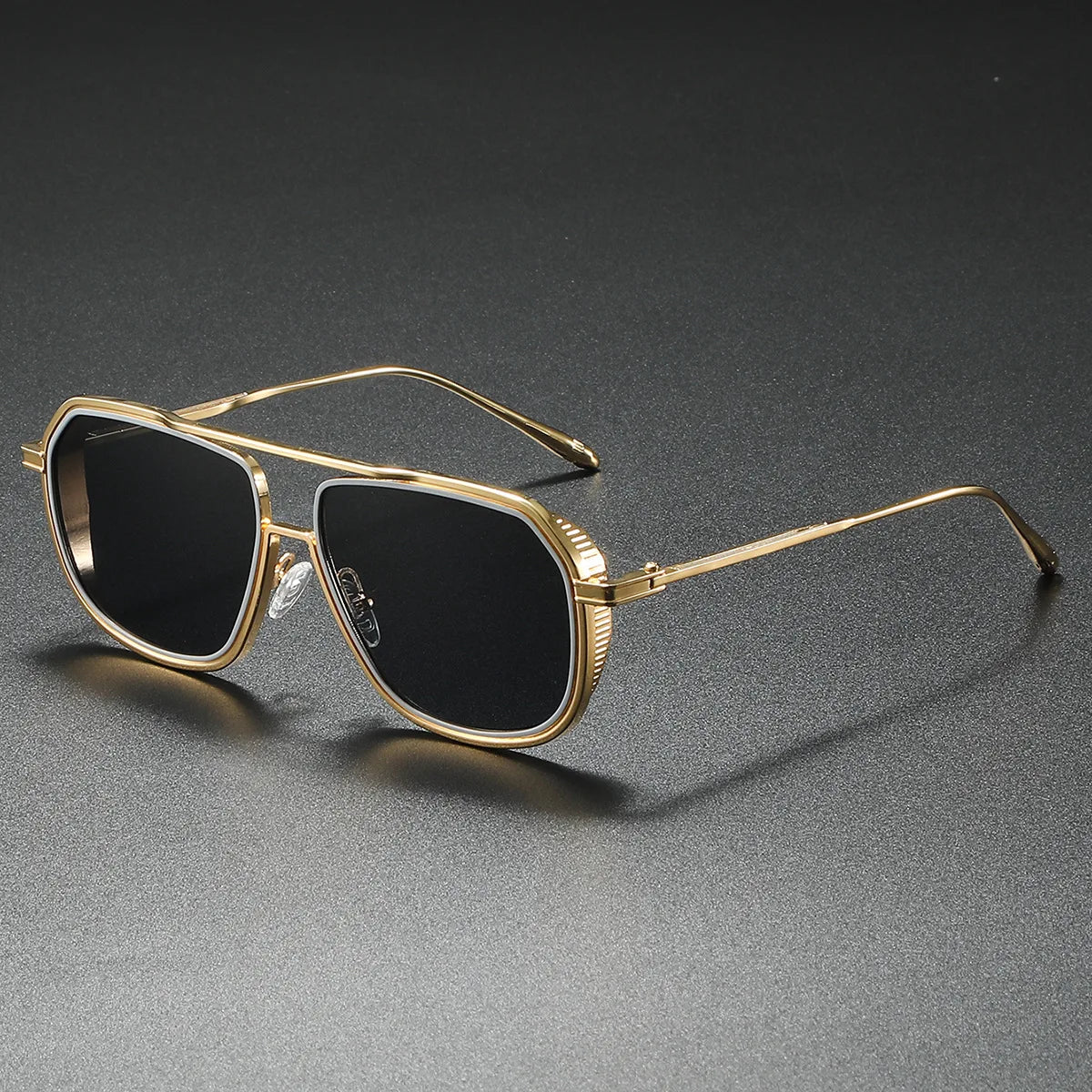 Gafas De Sol De piloto De Metal para Hombre y mujer, lentes De Sol De aviación Steampunk UV400, sombra Pop, Slentes De Sol para Hombre
