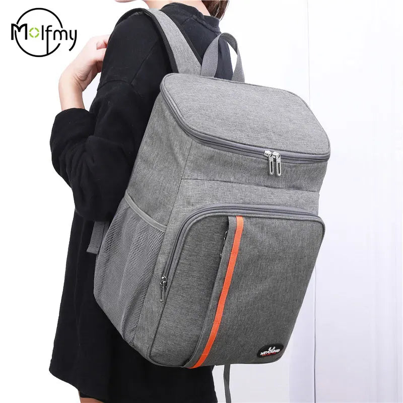 Mochilas para hombre, Bolsa térmica portátil impermeable, refrigerador duradero impermeable, IceCase, Mochilas de Picnic para acampar, Icebox Mochilas Bolsa