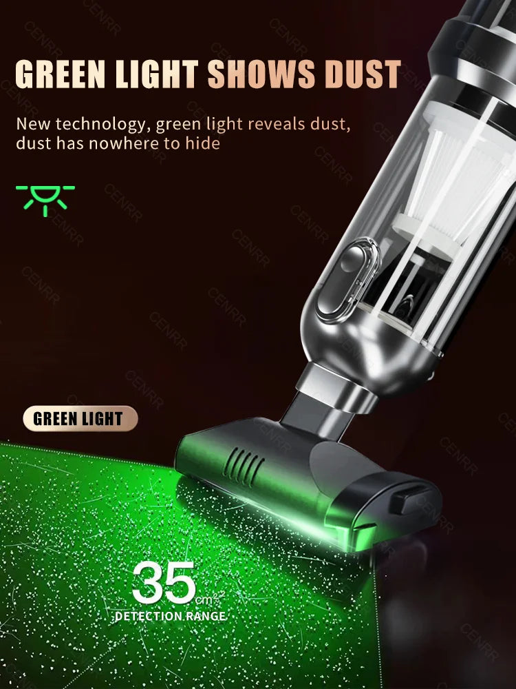 CENRR 998000 Aspirador de coche PA, Mini aspirador inalámbrico potente para coche, aspirador portátil de mano, electrodoméstico