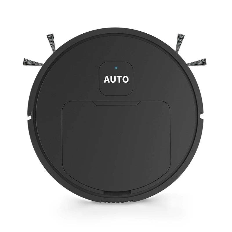 Mini Robot Aspirador Inteligente Silencioso, Máquina de Limpieza Multifunción Tres en Uno, Aspiradora, Trapeador, Cepillo 2025