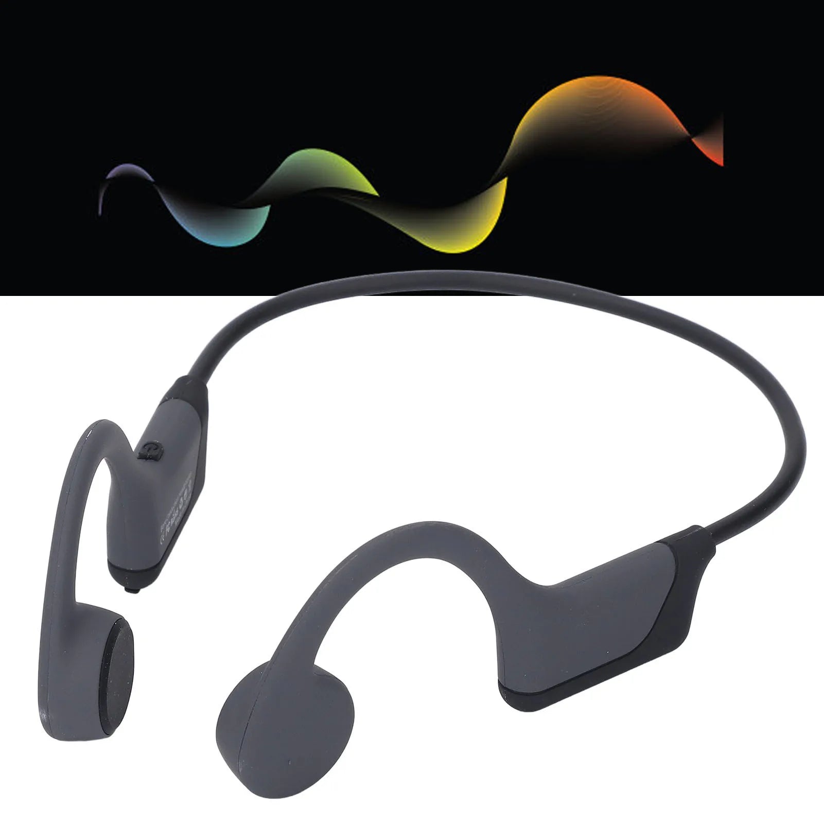 Auriculares Inalámbricos de Conducción Ósea, Alta Calidad de Sonido, Deportivos, 6 Horas de Reproducción, Bluetooth, Auriculares de Conducción Ósea de Oreja Abierta