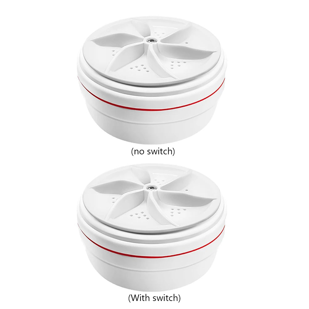 Lavadora Turbo portátil, lavadora Turbo ultrasónica alimentada por USB, elimina la suciedad, lavadora Turbo para ropa interior, calcetines para viajes en casa