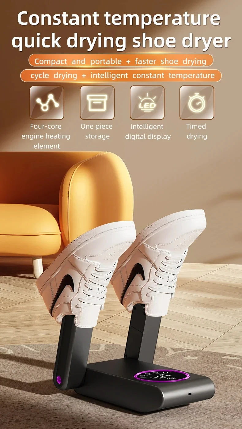 HOMEFISH Secador de zapatos eléctrico de estilo coreano 220 V - Calentador de calzado para desodorizar y esterilizar aparatos de uso doméstico