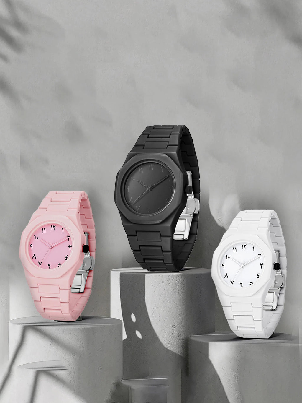 Versátil reloj de cuarzo para hombre con caja redonda cambiante, reloj festivo de regalo de cumpleaños para hombre, reloj de cuarzo de concha redonda Universal