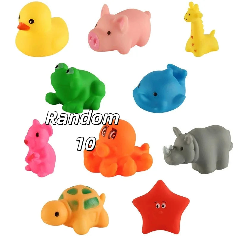 Pinch and Call juguetes para niños para tomar la ducha, jugar con el agua, nadar y jugar con el agua.